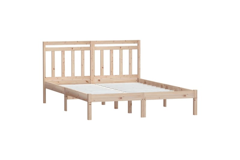 Sengeramme heltre furu 120x200 cm - Brun - Møbler - Senger - Sengeramme & sengestamme