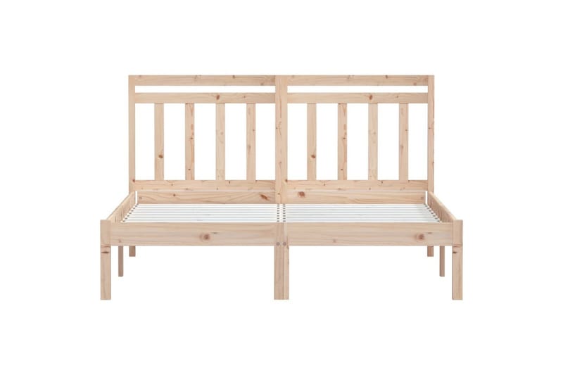 Sengeramme heltre furu 120x200 cm - Brun - Møbler - Senger - Sengeramme & sengestamme