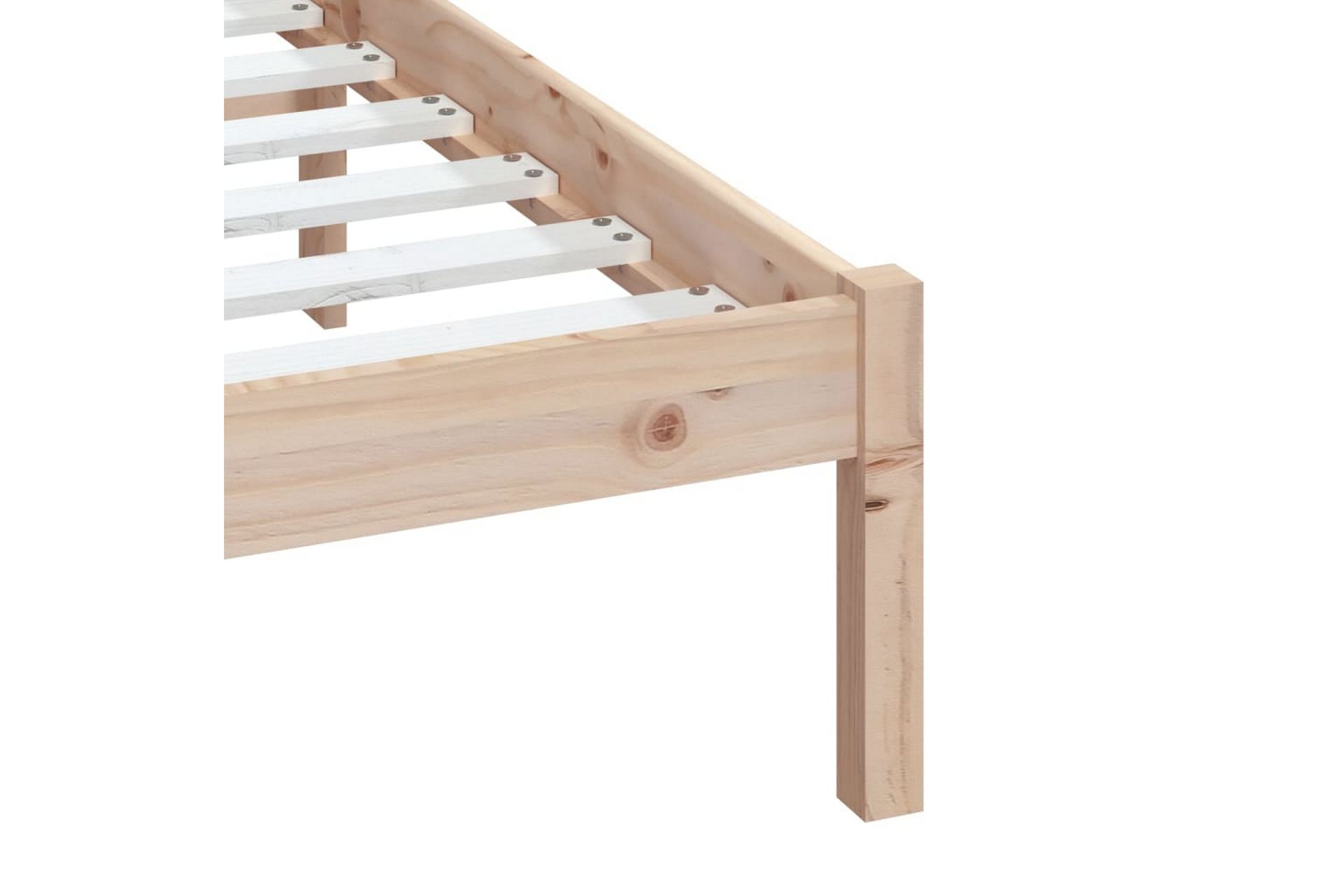 Sengeramme heltre furu 120x200 cm - Brun - Møbler - Senger - Sengeramme & sengestamme