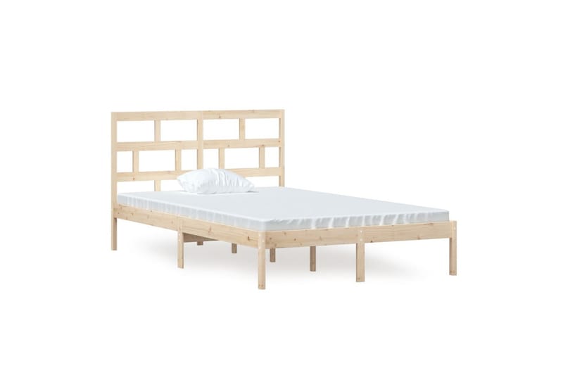 Sengeramme heltre furu 120x200 cm - Brun - Møbler - Senger - Sengeramme & sengestamme