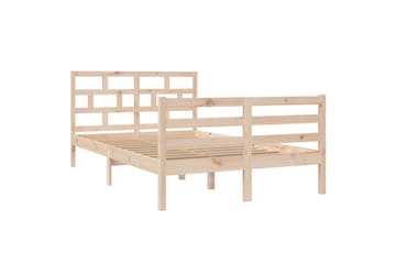Sengeramme heltre furu 120x200 cm - Brun - Møbler - Senger - Sengeramme & sengestamme