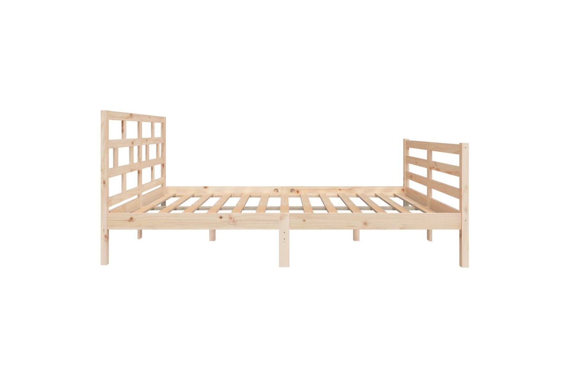 Sengeramme heltre furu 120x200 cm - Brun - Møbler - Senger - Sengeramme & sengestamme