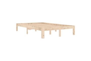 Sengeramme heltre furu 120x200 cm - Brun - Møbler - Senger - Sengeramme & sengestamme