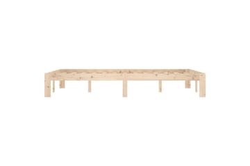 Sengeramme heltre furu 120x200 cm - Brun - Møbler - Senger - Sengeramme & sengestamme