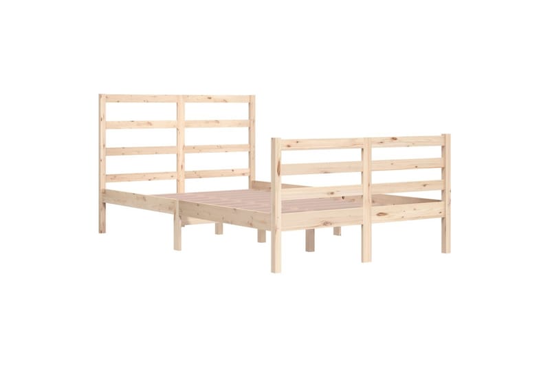 Sengeramme heltre furu 120x200 cm - Brun - Møbler - Senger - Sengeramme & sengestamme