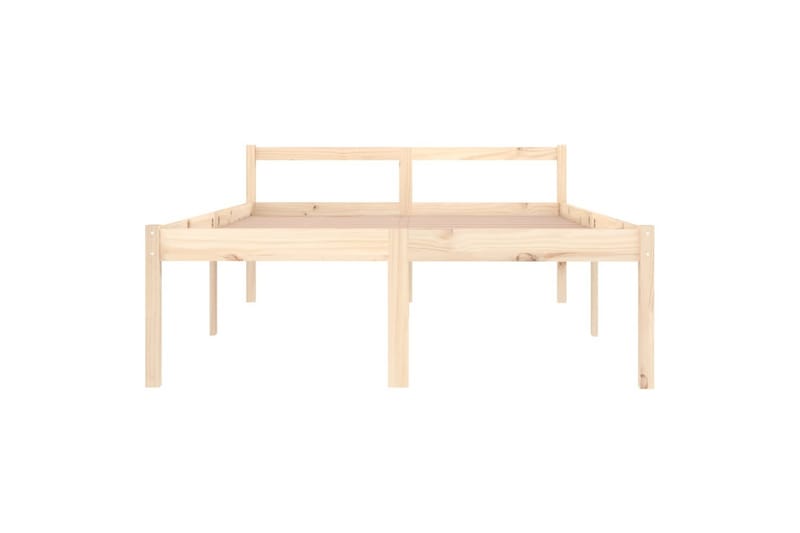 Sengeramme heltre furu 140x190 cm - Brun - Møbler - Senger - Sengeramme & sengestamme