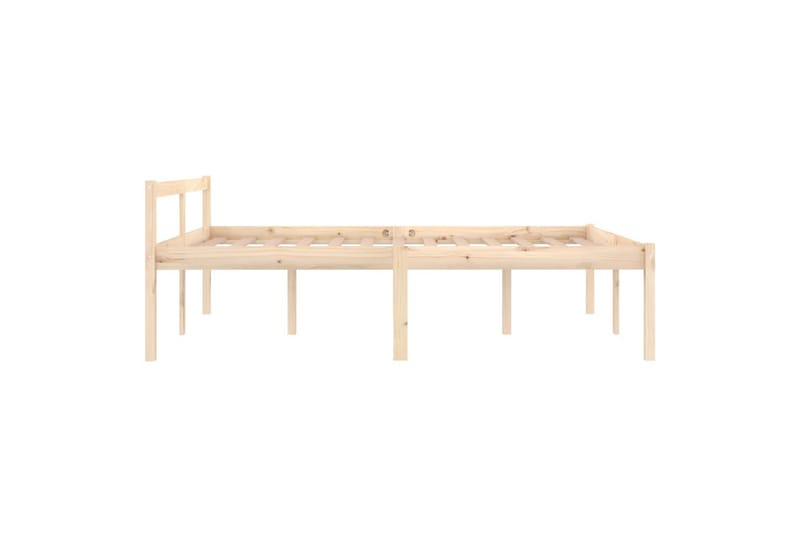 Sengeramme heltre furu 140x190 cm - Brun - Møbler - Senger - Sengeramme & sengestamme