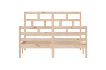 Sengeramme heltre furu 140x190 cm - Brun - Møbler - Senger - Sengeramme & sengestamme
