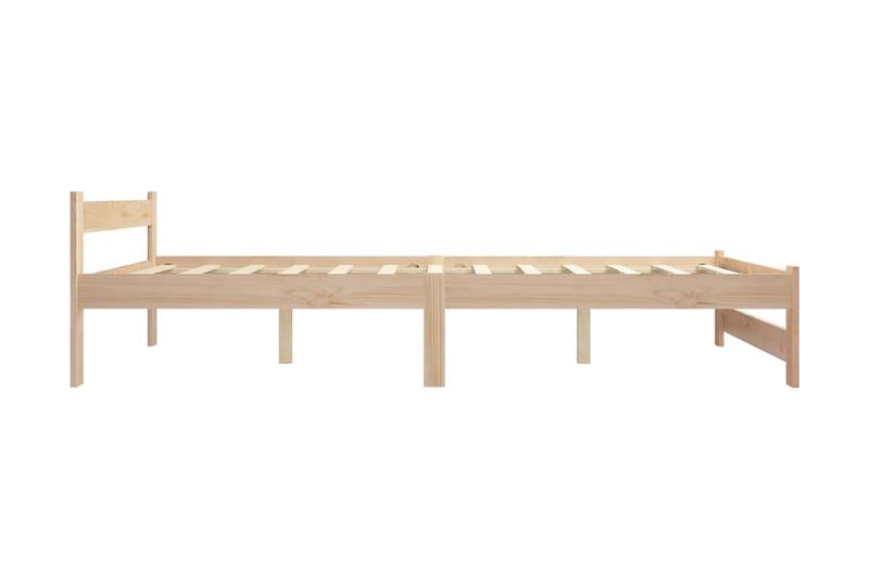 Sengeramme heltre furu 140x200 cm - Brun - Møbler - Senger - Sengeramme & sengestamme