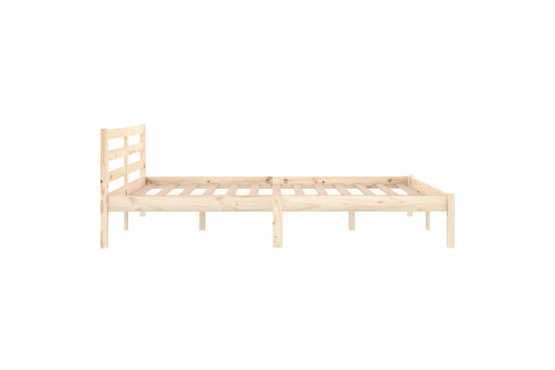 Sengeramme heltre furu 140x200 cm - Brun - Møbler - Senger - Sengeramme & sengestamme