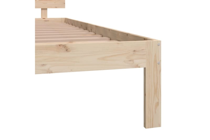 Sengeramme heltre furu 140x200 cm - Brun - Møbler - Senger - Sengeramme & sengestamme