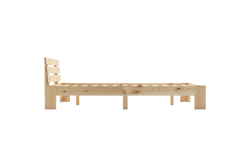 Sengeramme heltre furu 140x200 cm - Brun - Møbler - Senger - Sengeramme & sengestamme