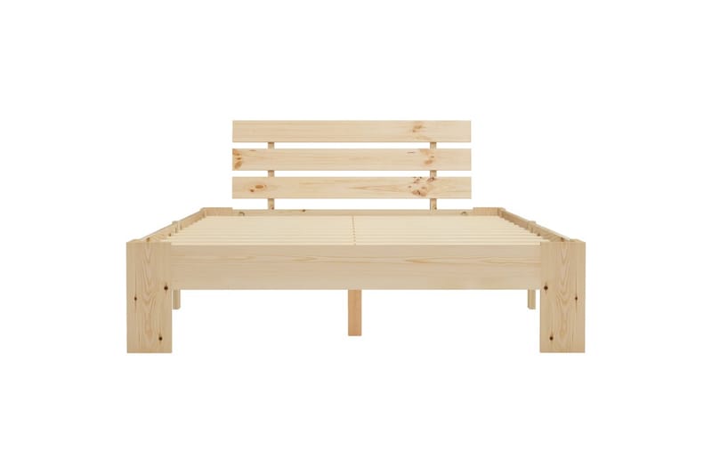 Sengeramme heltre furu 140x200 cm - Brun - Møbler - Senger - Sengeramme & sengestamme