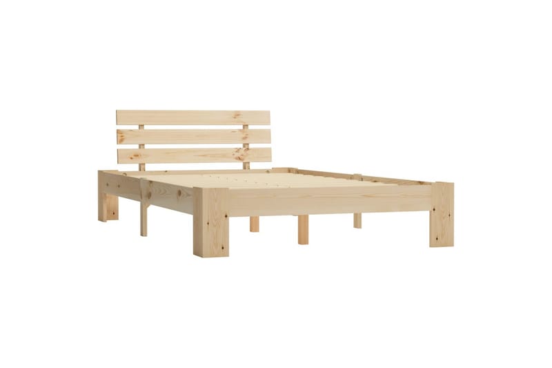 Sengeramme heltre furu 140x200 cm - Brun - Møbler - Senger - Sengeramme & sengestamme