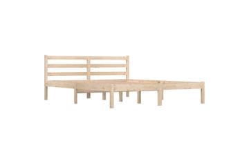 Sengeramme heltre furu 150x200 cm 5FT King Size - Brun - Møbler - Senger - Sengeramme & sengestamme