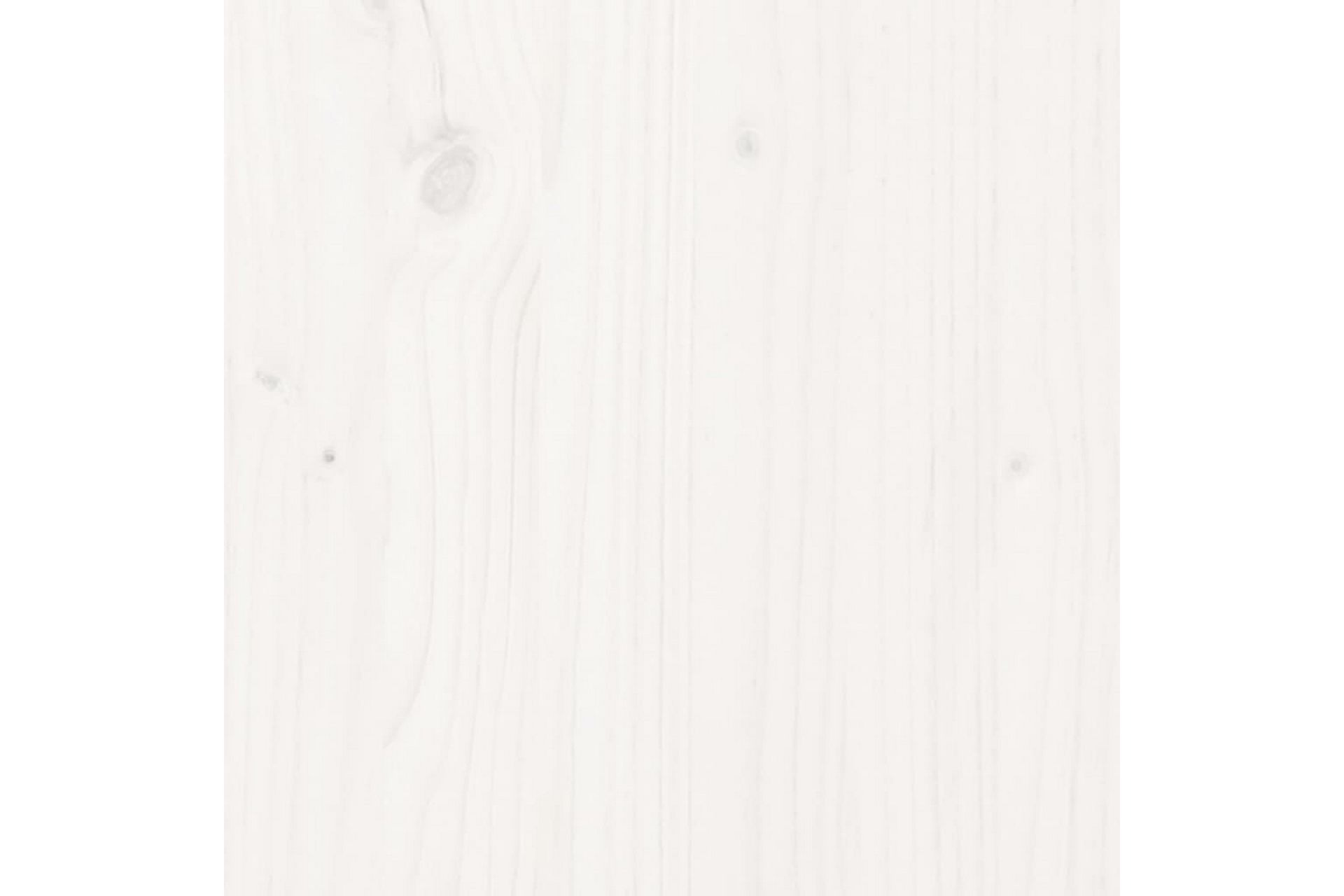 Sengeramme heltre furu 150x200 cm hvit 5FT King Size - Hvit - Møbler - Senger - Sengeramme & sengestamme
