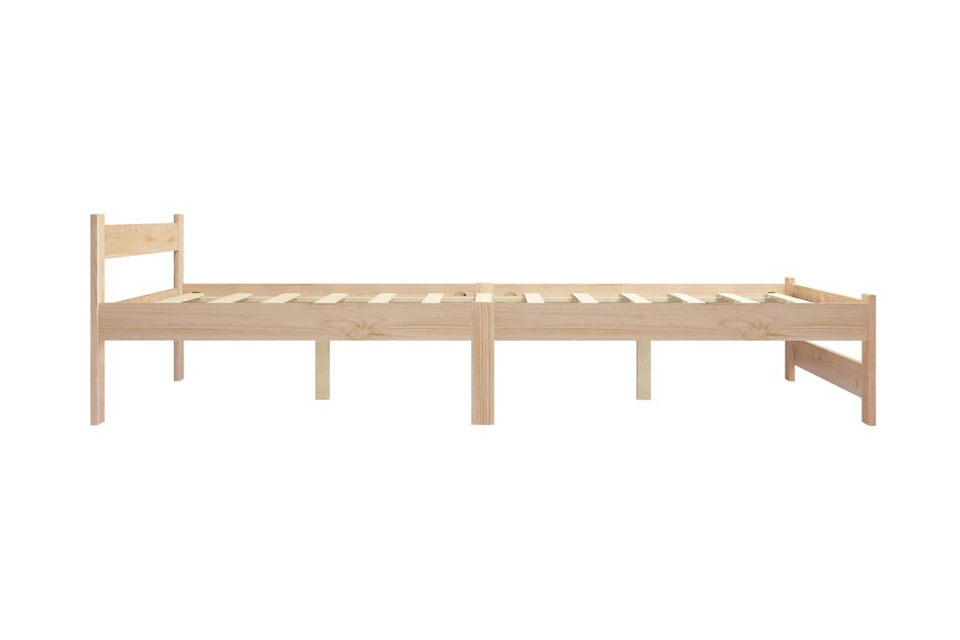Sengeramme heltre furu 160x200 cm - Brun - Møbler - Senger - Sengeramme & sengestamme