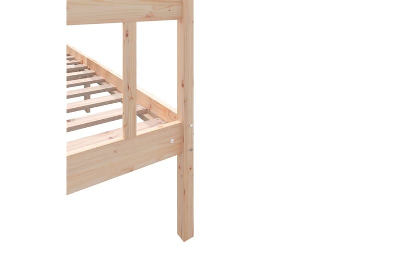Sengeramme heltre furu 180x200 cm 6FT Super King - Brun - Møbler - Senger - Sengeramme & sengestamme