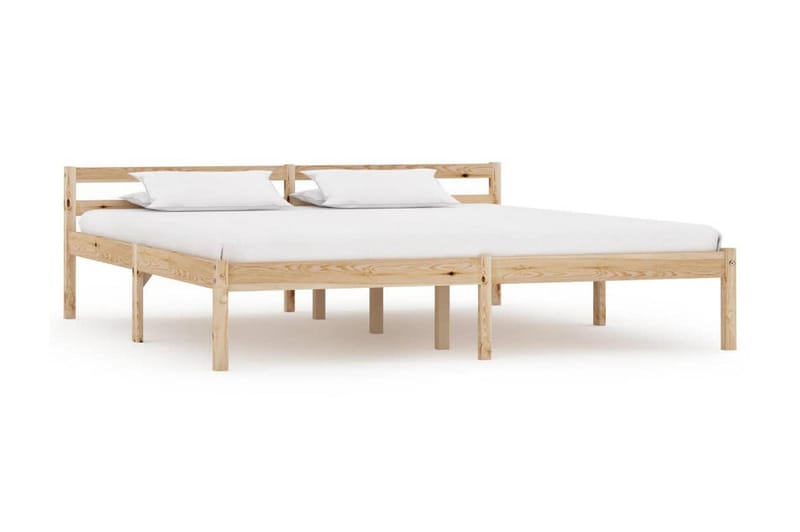 Sengeramme heltre furu 180x200 cm - Brun - Møbler - Senger - Sengeramme & sengestamme