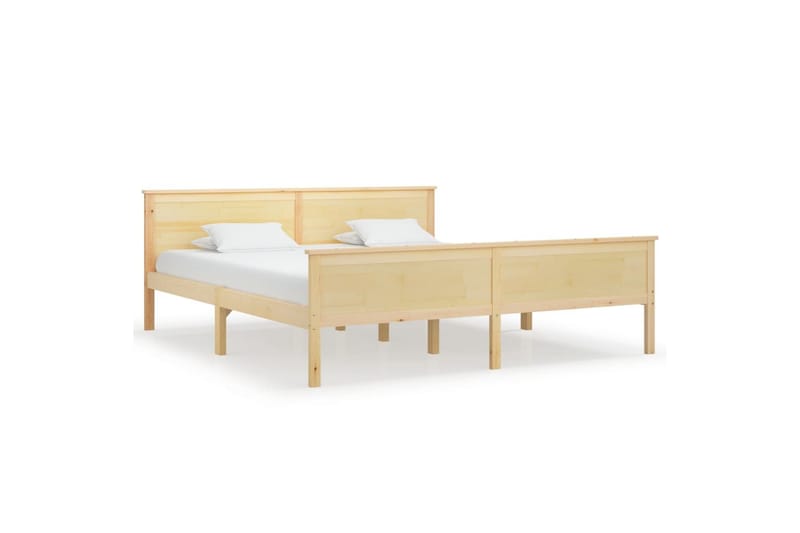 Sengeramme heltre furu 180x200 cm - Brun - Møbler - Senger - Sengeramme & sengestamme