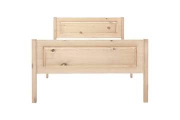 Sengeramme heltre furu 90x200 cm - Brun - Møbler - Senger - Sengeramme & sengestamme