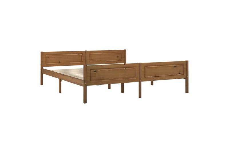 Sengeramme heltre furu honningbrun 180x200 cm - Møbler - Senger - Sengeramme & sengestamme