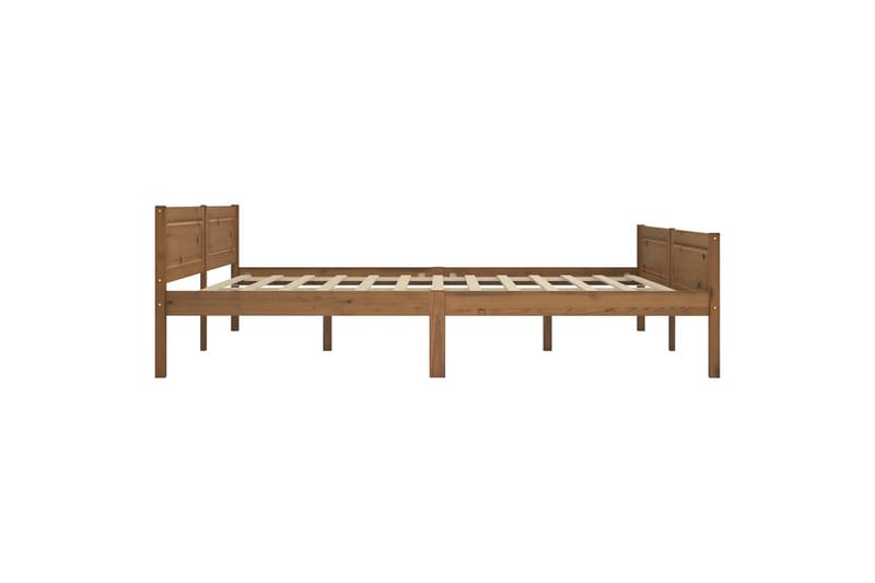 Sengeramme heltre furu honningbrun 180x200 cm - Møbler - Senger - Sengeramme & sengestamme