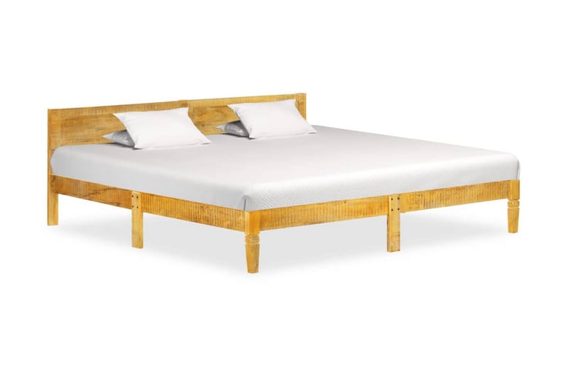 Sengeramme heltre mango 200 cm - Brun - Sengeramme & sengestamme