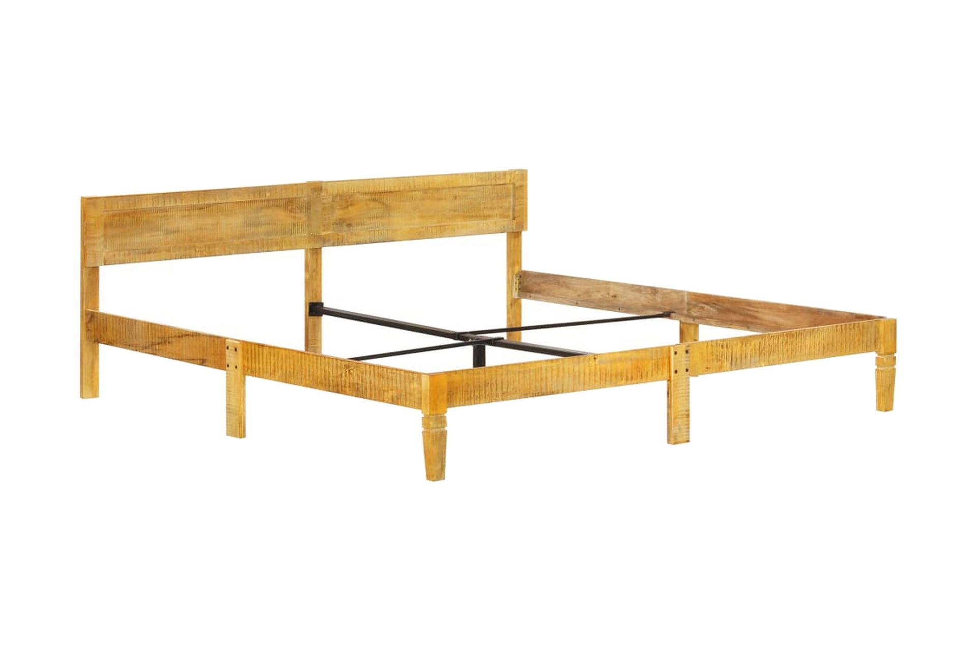 Sengeramme heltre mango 200 cm - Brun - Møbler - Senger - Sengeramme & sengestamme