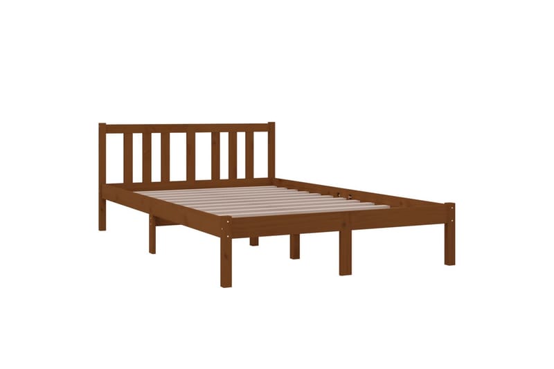 Sengeramme honningbrun heltre 120x200 cm - Brun - Møbler - Senger - Sengeramme & sengestamme