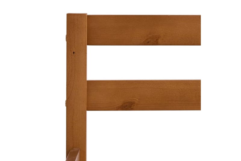 Sengeramme honningbrun heltre furu 160x200 cm - Brun - Møbler - Senger - Sengeramme & sengestamme