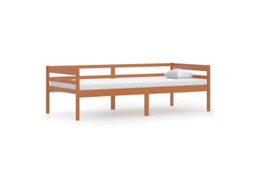 Sengeramme honningbrun heltre furu 90x200 cm - Brun - Møbler - Senger - Sengeramme & sengestamme