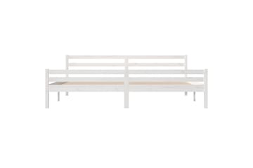 Sengeramme hvit heltre 180x200 cm 6FT Super King - Hvit - Møbler - Senger - Sengeramme & sengestamme