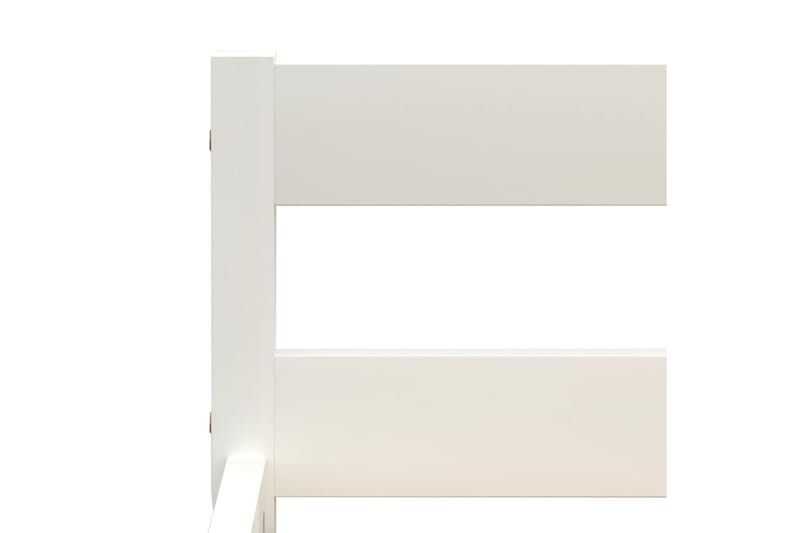 Sengeramme hvit heltre furu 100x200 cm - Hvit - Møbler - Senger - Sengeramme & sengestamme