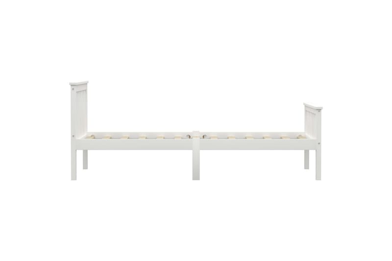 Sengeramme hvit heltre furu 100x200 cm - Møbler - Senger - Sengeramme & sengestamme