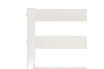 Sengeramme hvit heltre furu 140x200 cm - Hvit - Møbler - Senger - Sengeramme & sengestamme