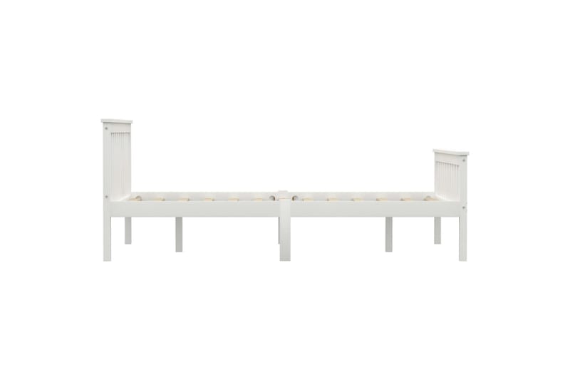 Sengeramme hvit heltre furu 140x200 cm - Møbler - Senger - Sengeramme & sengestamme