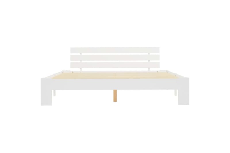 Sengeramme hvit heltre furu 180x200 cm - Hvit - Møbler - Senger - Sengeramme & sengestamme