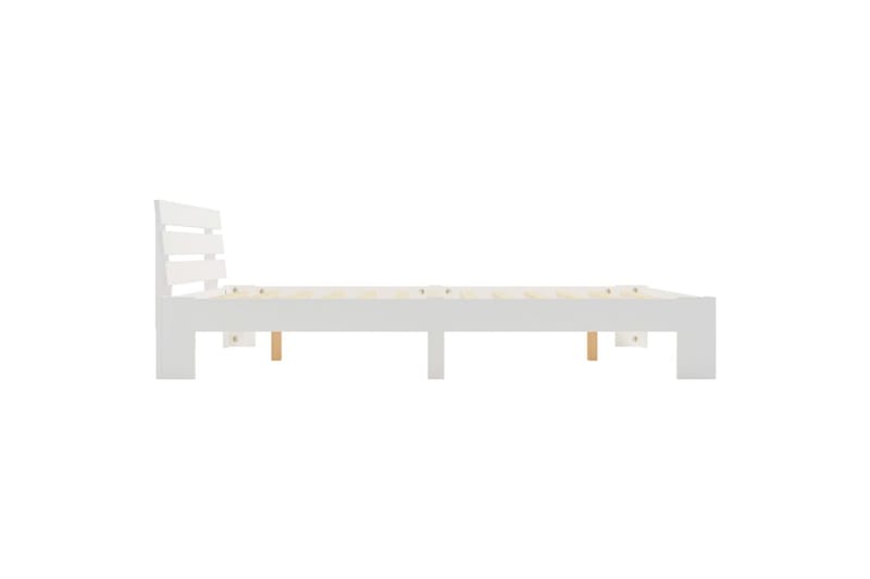 Sengeramme hvit heltre furu 180x200 cm - Hvit - Møbler - Senger - Sengeramme & sengestamme