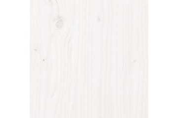 Sengeramme hvit heltre furu 200x200 cm - Hvit - Møbler - Senger - Sengeramme & sengestamme