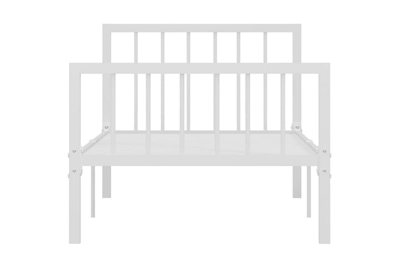 Sengeramme hvit metall 100x200 cm - Hvit - Møbler - Senger - Sengeramme & sengestamme