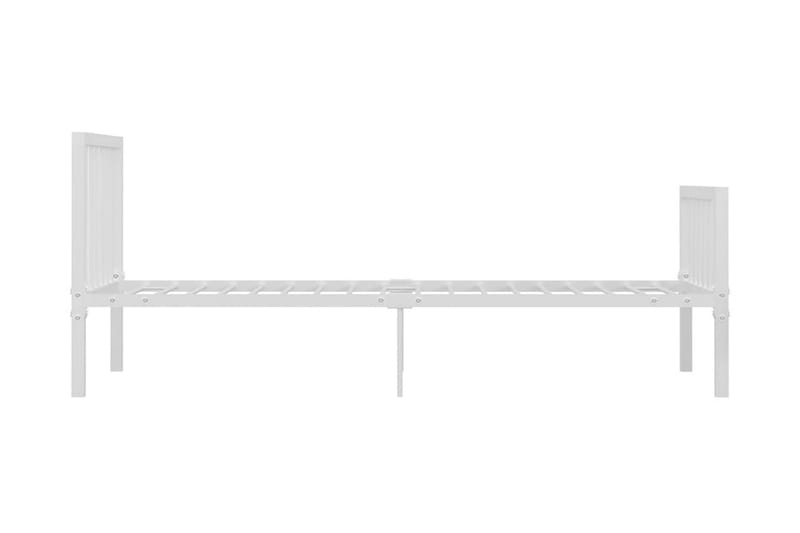 Sengeramme hvit metall 100x200 cm - Hvit - Møbler - Senger - Sengeramme & sengestamme