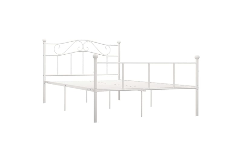 Sengeramme hvit metall 120x200 cm - Hvit - Møbler - Senger - Sengeramme & sengestamme