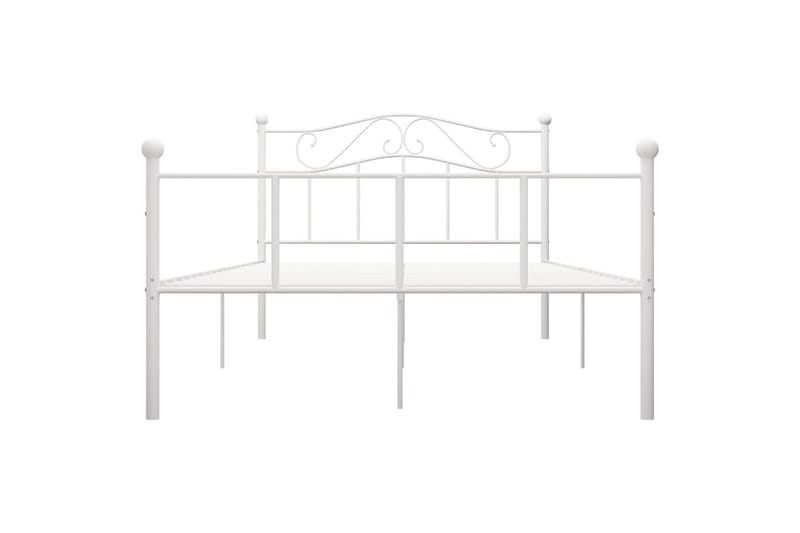 Sengeramme hvit metall 120x200 cm - Hvit - Møbler - Senger - Sengeramme & sengestamme