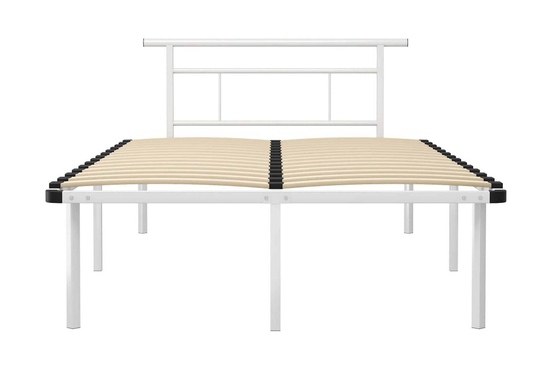Sengeramme hvit metall 120x200 cm - Hvit - Møbler - Senger - Sengeramme & sengestamme