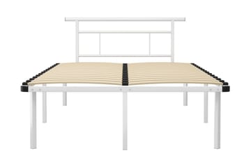 Sengeramme hvit metall 120x200 cm - Hvit - Møbler - Senger - Sengeramme & sengestamme