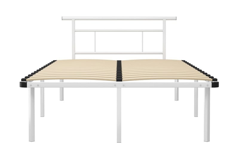 Sengeramme hvit metall 120x200 cm - Hvit - Møbler - Senger - Sengeramme & sengestamme