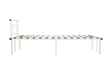 Sengeramme hvit metall 120x200 cm - Hvit - Møbler - Senger - Sengeramme & sengestamme