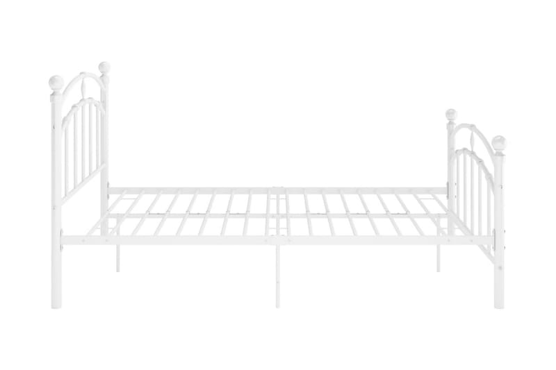 Sengeramme hvit metall 120x200 cm - Hvit - Møbler - Senger - Sengeramme & sengestamme