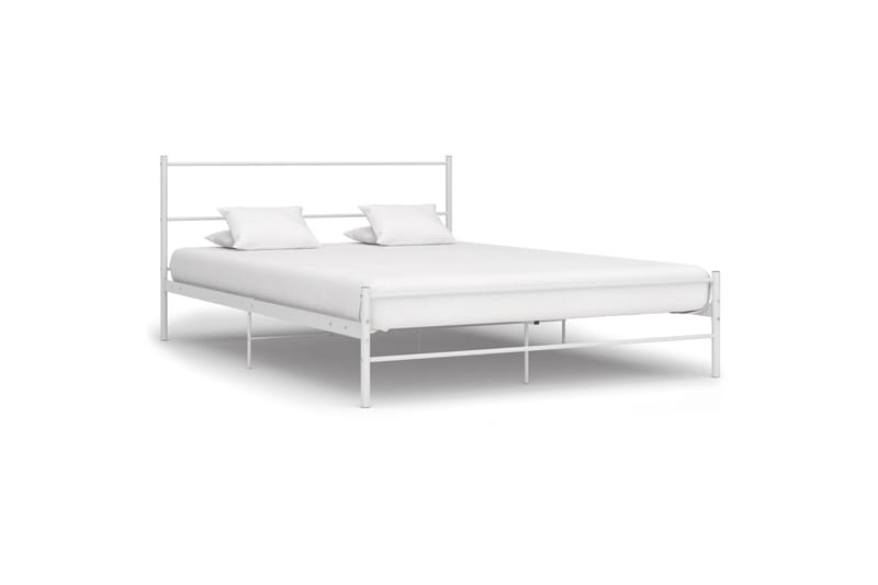 Sengeramme hvit metall 120x200 cm - Møbler - Senger - Sengeramme & sengestamme